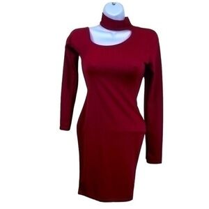 chinese dress ladies Rust Ruched Bardot Long Sleeve Bodycon Mini Dress | Dresses